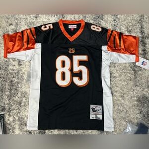 NFL Men's Black, Orange, and White Jersey
